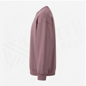เสื้อสเวตเชิ้ตคอกลมทรงโอเวอร์ไซส์ แบรนด์ North Approach รุ่น Unisex สีพื้น ผ้าเฟรนช์เทอร์รี่ สวมใส่สบายๆ สำหรับฤดูใบไม้ร่วง - Product Image 3