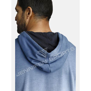 เสื้อฮู้ดดี้ผู้ชายคุณภาพสูง ผ้าฝ้าย 100% สำหรับฤดูหนาว พิมพ์ลายได้ตามต้องการ ระบายอากาศได้ดี แห้งเร็ว ทรงหลวม - Product Image 5