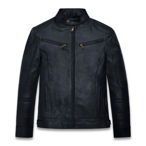 Chaqueta de Cuero de Alta Calidad para Hombre 2026, Color Personalizado, 100% Cuero Genuino, Chaqueta Masculina en Venta - Product Image 1