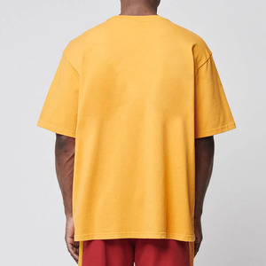 Camiseta de Manga Corta para Hombre, Cuello Redondo, Color Lavanda, Talla Grande, 100% Algodón Jersey, Corte Casual, Diseño Liso - Product Image 5