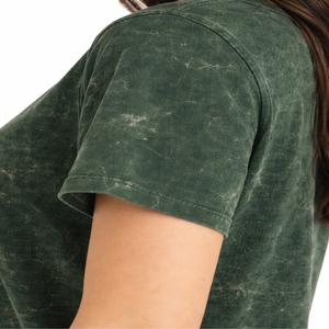 T-shirt pour femme, col en V uni, manches courtes, tissu doux, décontracté, léger, respirant, pour tous les jours - Product Image 5