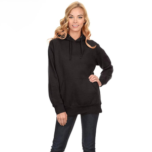 Sweat-shirts d'hiver pour femmes sur mesure avec logo sur le devant, 100% coton, service OEM, couleurs et tailles personnalisées - Product Image 1