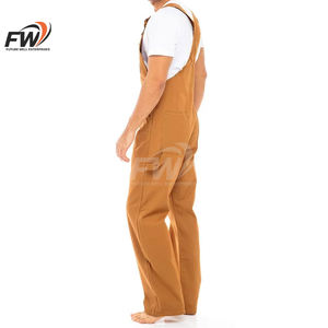 Pantalones de Trabajo de Alta Calidad, Fabricados en Fábrica, al Mejor Precio, con Peto de Seguridad Industrial de Algodón - Product Image 4