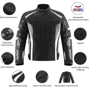 Chaqueta de Motocicleta Protectora Personalizada con Certificación CE, Reflectante, Impermeable, para Motociclismo, Turismo y Carreras - Product Image 6