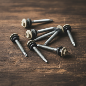 Vis de toiture à tête hexagonale modèle 12 avec rondelle EPDM collée - Fixations classe 4.8 6.8 - Product Image 4