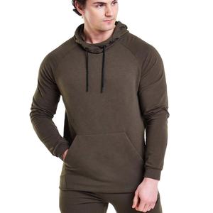 Free Sample Customized Men <b>Gym</b> <b>Hoodie</b> Solid Color Unisex Cotton Polyester Long Sleeve Pullover Hoodies Sweatshirts Set For Men - Product Image 1