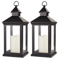 Farol Decorativo de Hierro con Diseño Colgante, Patrones Modernos de Fleur de LYS, Personalizable, Duradero, Ecológico, Hecho a Mano, para Navidad y el Hogar