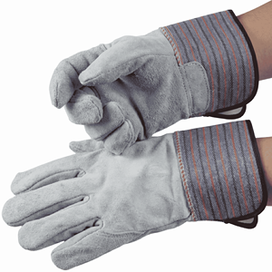 Guantes de seguridad de cuero de vaca de primera calidad Guantes de trabajo industriales Canadian Rigger resistentes para protección de manos - Product Image 3