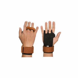 Guantes de Cuero Transpirables de la Mejor Calidad, sin Dedos, para Entrenamiento de Gimnasia, Levantamiento de Pesas, Protección de Manos de Alta Resistencia - Product Image 2