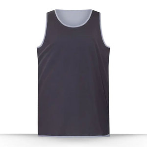 เสื้อบาสเก็ตบอลแบบใหม่ ออกแบบเองได้ตามต้องการ ผลิตตามสั่ง (OEM) ผ้าโพลีเอสเตอร์ระบายอากาศดี  ชุดกีฬาแบบซับลิเมชั่น เสื้อบาสเก็ตบอลแขนกุด - Product Image 3