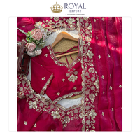 Vêtements indiens de créateurs de haute qualité pour mariage, vendus dans le monde entier, sari en soie Fendy avec travail de fils et de paillettes