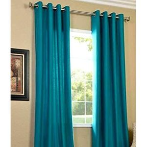 Cortina de Ventana Floral Estampada de Lujo 122 x 213 cm, Ecológica, Opaca, con Ojales, Lista para Usar en Hogares y Hoteles, Hecha de Poliéster - Product Image 1