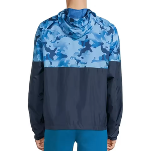 Chaquetas Cortavientos Unisex con Bolsillo Frontal, Estampado Completo por Sublimación, 100% Poliéster, Cierre Personalizado, Ropa de Exterior Resistente al Viento - Product Image 2