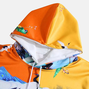 Sweat à capuche personnalisé pour homme, grande taille, imprimé en 3D, sublimation, polyester, graphiques personnalisés - Product Image 2