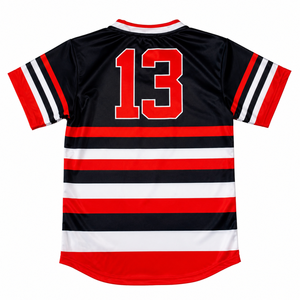 Delta |   Sigma |   Camiseta de Fútbol Americano Universitaria para Mujer Theta, Cuello en V, Rayas, Ropa Deportiva Informal, Prenda con Letras Griegas - Product Image 3