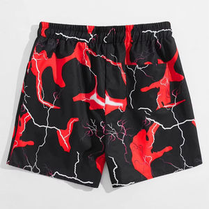 Vuuori <b>Mens</b> Lightning Print Gym <b>Shorts</b> Quick Dry Workout Athletic <b>Shorts</b> Vuuori Breathable Summer Sportswear Wholesale - Product Image 4