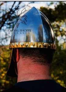 Casco Vikingo Medieval de Metal, Accesorio para Disfraz, Cosplay Histórico, Personalizable - Product Image 3