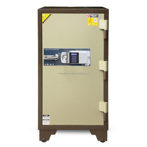 Caja Fuerte de Oficina WELKO, Uso Comercial y Doméstico, Cerradura con Llave Blanca, Acero Inoxidable, Antirrobo, Ignífuga - Product Image 1