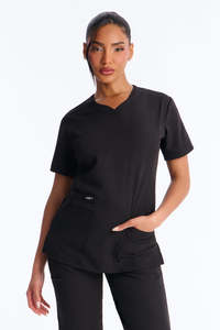 Conjuntos de Uniformes Quirúrgicos de Secado Rápido para Mujer, Blusa y Pantalones, 94% Poliéster, 6% Elastano, Listos para Enviar - Product Image 3