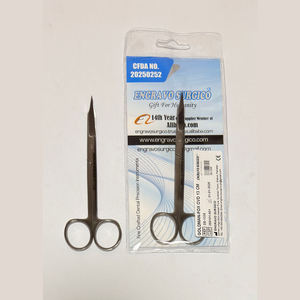 Tijeras Rectas Profesionales Goldman-Fox de 130 mm con Borde de Sierra Curvo de Acero Inoxidable, Goldman-Fox CVD 13CM - Product Image 1