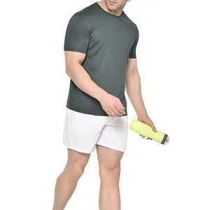 T-shirt de sport léger et respirant pour homme, séchage rapide, haute extensibilité, 100 % coton tricoté, idéal pour l'entraînement estival - Product Image 6