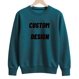 Sweat-shirt imprimé personnalisé à col rond en coton molletonné pour homme, manches longues, jersey décontracté - Product Image 4