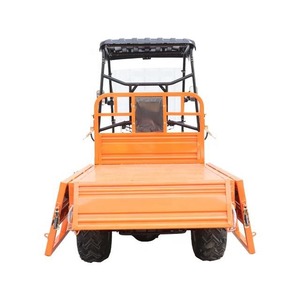 Véhicule tout-terrain agricole avec benne basculante hydraulique, transmission manuelle par arbre, moteur 4 temps essence/diesel, haute capacité de charge - Product Image 2
