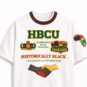 Camiseta gráfica HBCU con estilo, con estampados llamativos y vibrantes inspirados en la cultura negra, la moda urbana y las tendencias urbanas modernas. - Product Image 3