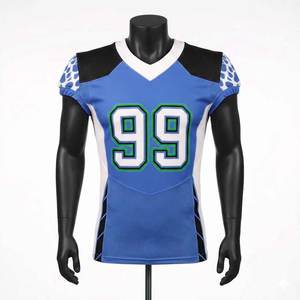 Camiseta de Fútbol Americano Profesional con Diseño Personalizado, MOQ Bajo, Números Cosidos, Ropa de Equipo - Product Image 1