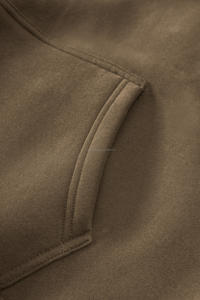 Sweat à capuche unisexe de luxe surdimensionné sans ficelle sweat à capuche lourd de haute qualité sweats à capuche unis - Product Image 4