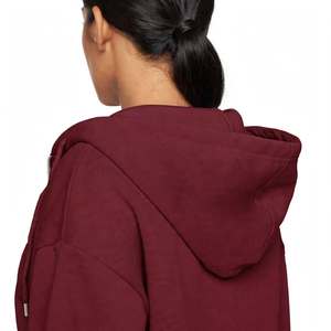 Conjunto Deportivo de Invierno para Mujer con Capucha, Transpirable, de Secado Rápido, con Logotipo Personalizado, Servicio OEM, Sudadera con Cierre y Pantalones Deportivos - Product Image 4