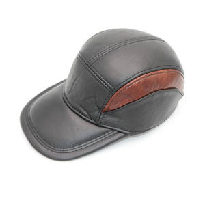 Unisex Genuine Cowhide Leather <b>Baseball</b> <b>Cap</b> Adjustable Casual Outdoor Sport Four Seasons Embossed Durable Soft Breathable - Product Image 1