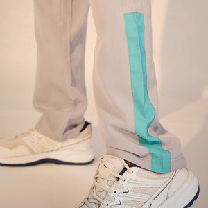 Ensemble de survêtement bleu pour homme – Veste zippée à manches longues et pantalon, color block, coupe sportive régulière, respirant, idéal pour l'automne - Product Image 2