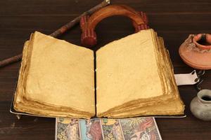 Vintage Moon Phase Leather Journal 7x5 Inch Celestial Grimoire Deckle Edge Notebook Antique Clasp Witchy <b>Diary</b> - Product Image 2