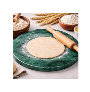 Planche à pâtisserie en marbre de qualité supérieure, rouleau à pâtisserie et planche à pâtisserie en marbre antiadhésifs pour un lissage et un gaufrage parfaits des gâteaux - Product Image 2