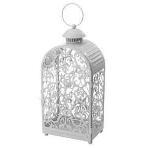 <b>Lantern</b> White <b>Lantern</b> <b>Holder</b> Hollow Iron <b>Candle</b> Stand <b>Candle</b> <b>Holder</b> for Home Decor Customized Shape <b>Candle</b> <b>Lantern</b> 2023 Handmade - Product Image 1