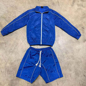 Conjunto de Chaqueta Cortavientos Ligera de Nailon Impermeable con Color en Contraste Personalizado, Conjunto de Dos Piezas de Alta Calidad en Venta - Product Image 1