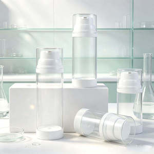 High Quality Plastic <b>Bottles</b> 80ml-250ml Portable Airless <b>Dispenser</b> <b>Bottles</b> with Pump Sprayer for Lotions and Cosmetics - Product Image 3