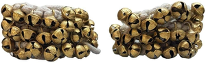 Campanas de Tobillo Profesionales para Danza Kathak Ghungroo, 50+50 Campanas de Latón Grandes de 16 mm con Cordón de Algodón para Bailarines Clásicos Indios - Product Image 4
