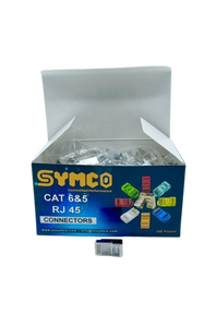 Symco ขั้วต่อ FTP Cat6 SM-6F (ทอง1U) ขั้วต่อเครือข่ายปลั๊กโมดูลาร์อีเทอร์เน็ต8P8C ขั้วต่อเครือข่ายที่มีประสิทธิภาพสูง - Product Image 1