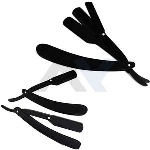 Navaja de Afeitar Profesional para Barbería, Cuchilla Recta de Primera Calidad, con Logotipo Personalizado, Fabricante OEM/ODM - Product Image 2