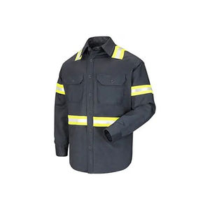 Ropa de Seguridad Reflectante e Impermeable para la Construcción, Camisas y Chaquetas de Trabajo de Manga Larga de Alta Visibilidad Personalizadas en Tela de Algodón y Poliéster - Product Image 3