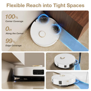 Robot aspirateur autonettoyant avec balayage et lavage automatiques humides et secs, aspiration puissante de 15 Kpa, aspirateur robot domestique - Product Image 3