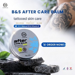 บาล์มบำรุงผิวหลังสัก Tattoo After Care ช่วยบำรุง ปกป้อง ให้ผิวเปล่งประกาย ชุ่มชื้น ด้วยน้ำมันธรรมชาติและวิตามินอี 30 กรัม สำหรับผู้หญิง แบบหลอด - Product Image 1