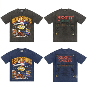 Camiseta de Manga Corta para Hombre REXFIT SPORTS, Estampada, Casual, Cuello Redondo, 100% Algodón, Corte Regular, Lavada, Tejida - Product Image 6