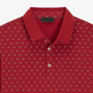 เสื้อโปโลคุณภาพสูงสำหรับผู้ชายไซส์ใหญ่ สีพื้น แขนสั้น ปรับแต่งได้ ผลิตจากผ้าถักทอ ราคาขายส่ง - Product Image 6