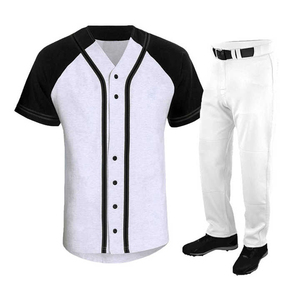 Ensemble uniforme de baseball respirant en Spandex/Coton, nouveau design, de bonne qualité, séchage rapide, pour l'été, tenue d'équipe, vente en gros à prix abordable - Product Image 1