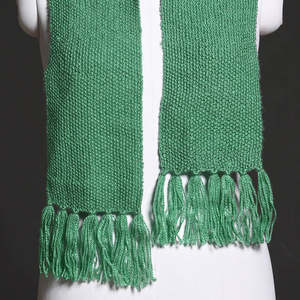 Écharpe unisexe en crochet chaud - Accessoire d'hiver en tricot côtelé - Cache-cou doux personnalisé avec logo pour adulte - Product Image 5
