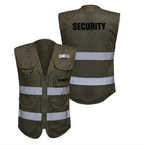 ผู้ผลิตและส่งออกเสื้อกั๊กนิรภัยโพลีเอสเตอร์ตาข่ายมาตรฐาน ANSI เสื้อกั๊กนิรภัยสะท้อนแสงแบบกำหนดเอง เสื้อกั๊กเจ้าหน้าที่รักษาความปลอดภัยแบบมองเห็นได้ชัดเจน - Product Image 6