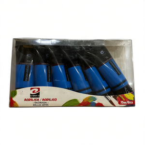 PITTURA ACRILICA - Colori Acrilici Blu Fluorescente - Product Image 1